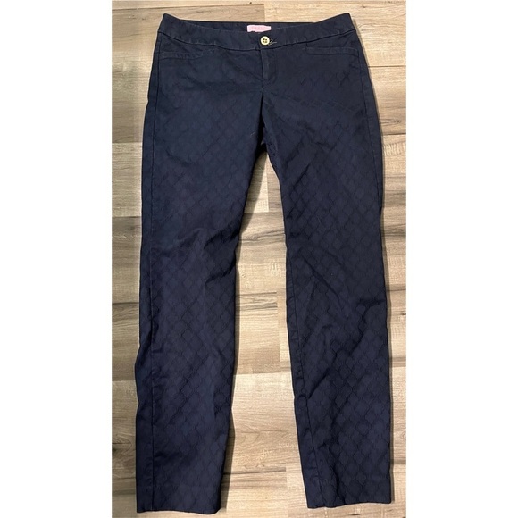 Lilly Pulitzer | Kelly Textured Skinny Pant| 6 - Picture 10 of 12